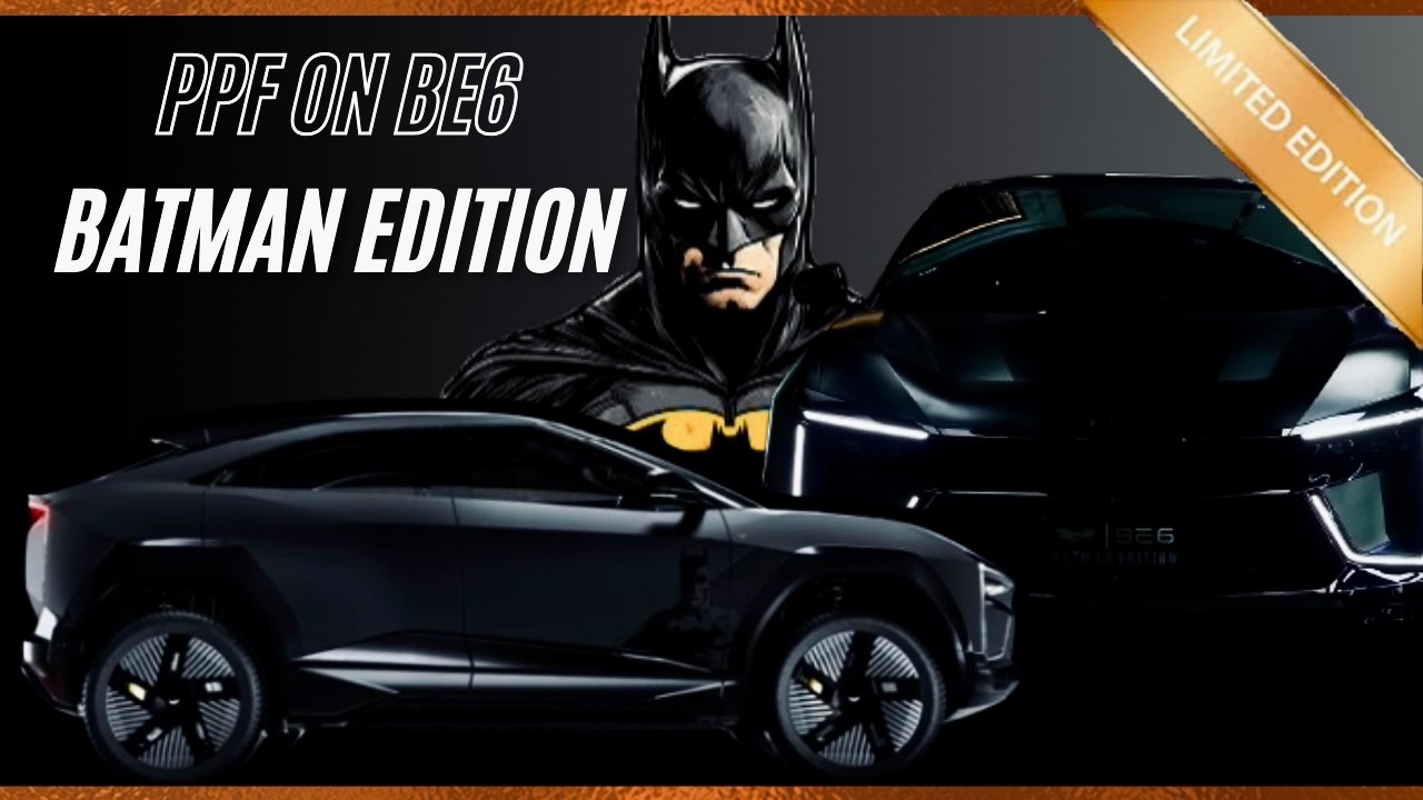 MATTE PPF ON MAHINDRA BE6 BATMAN EDITION | LIMITED EDITION EV | @TheDetailingMafia @ultrashieldx8098