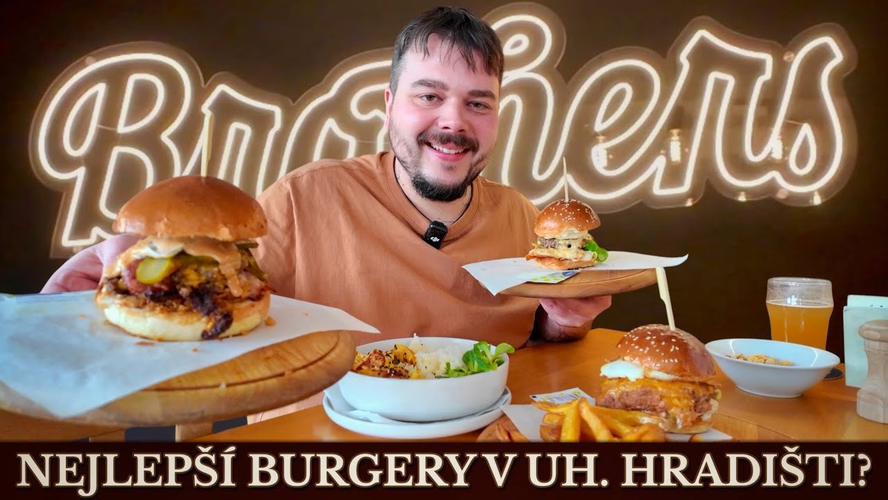 VELKÁ OCHUTNÁVKA BURGERŮ A MENÍČEK VE ZNÁMÉM PODNIKU BURGER&BAR BROTHERS V UH.HRADIŠTI!🥳CHUTNALO?🤔