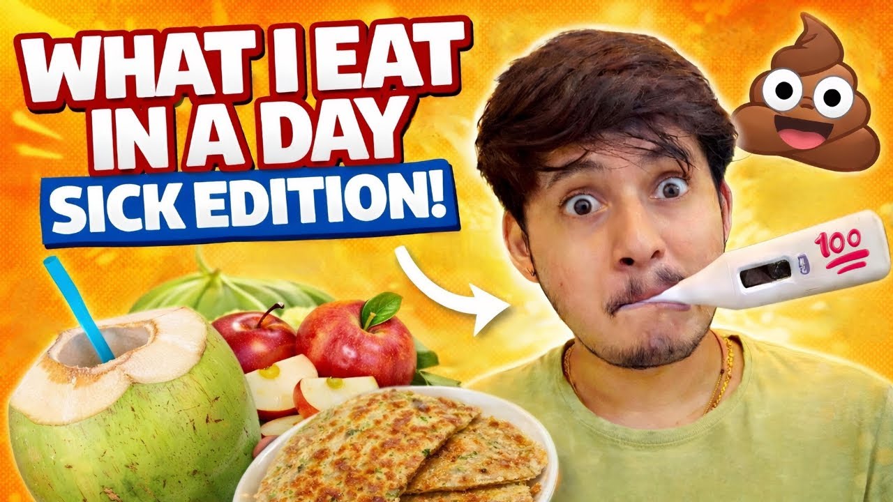 What I Eat in a Day When I’m Sick 🤒 | Reality 😂❤️