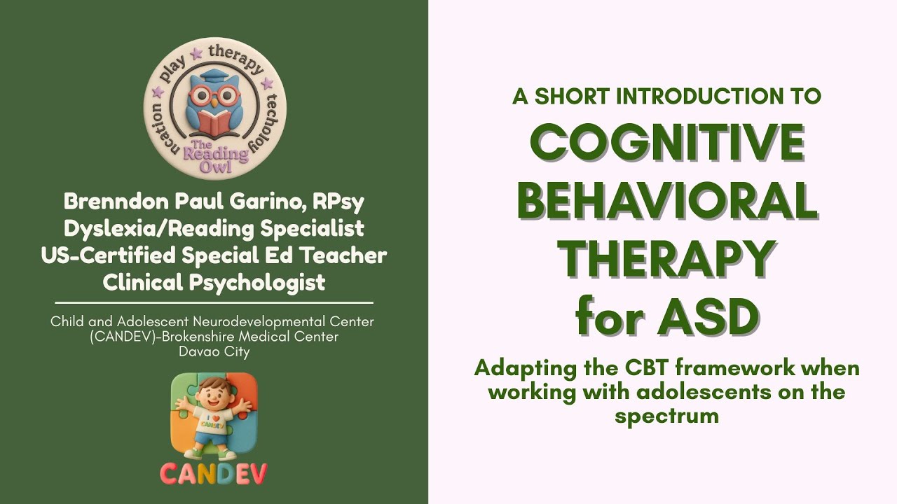Cognitive Behavior Therapy by Sir Brenn The-ReadingOwl Edutherapy