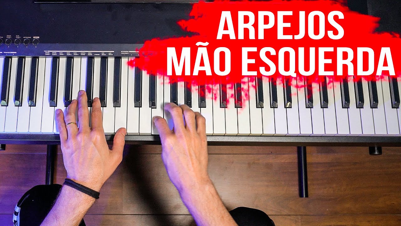 Acompanhamento para mão esquerda (usando arpejos)