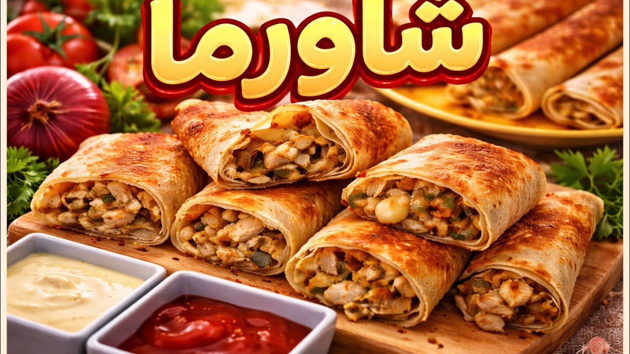 شاورما دجاج 😍 🫠| Chicken Shawarma