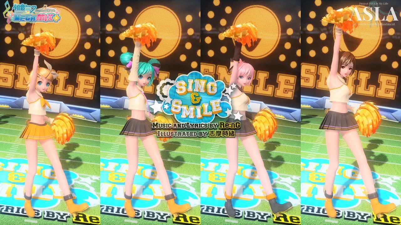 SING&SMILE | Project DIVA | All Skirts Length Adjustment - ASLA v1.0.3【初音ミク 鏡音リン 巡音ルカ MEIKO】4K