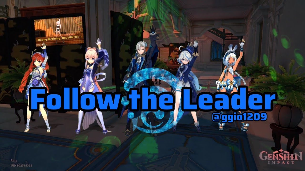 [MMD] Follow the Leader #neuvillette #furina #mualani #nilou #genshinimpact #mmd #followtheleader