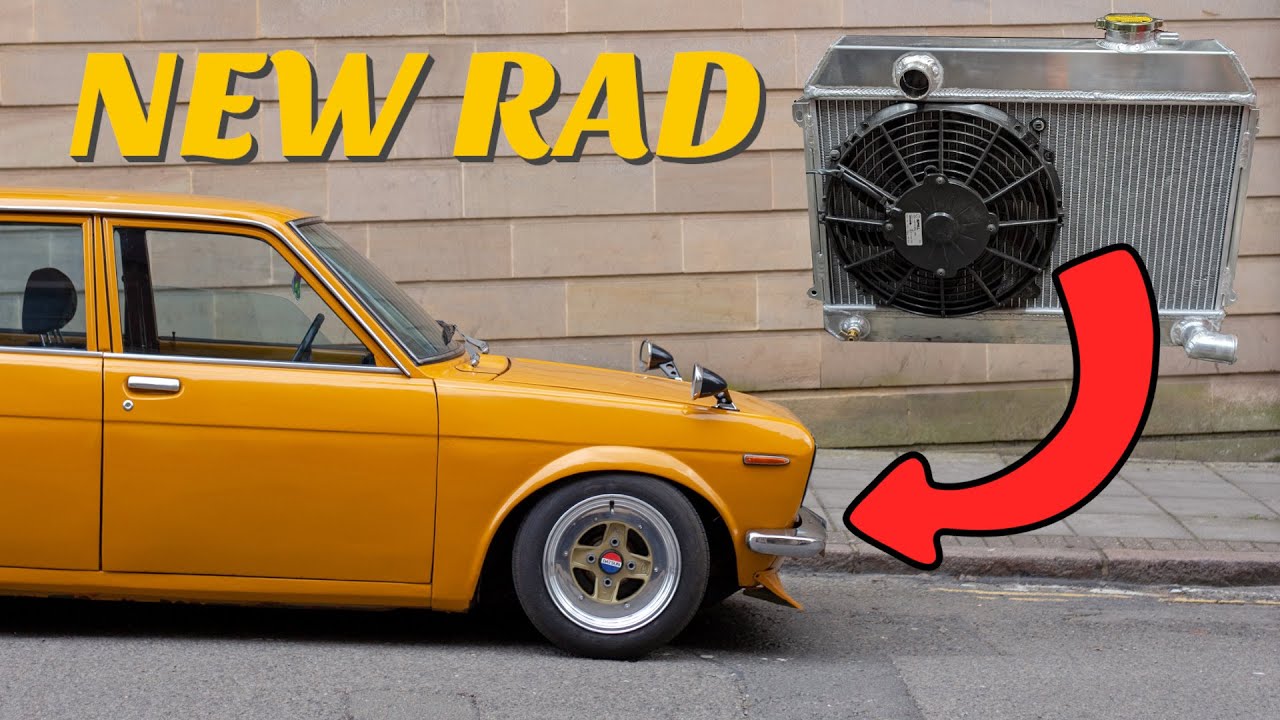 Datsun 510 получает новый блестящий радиатор