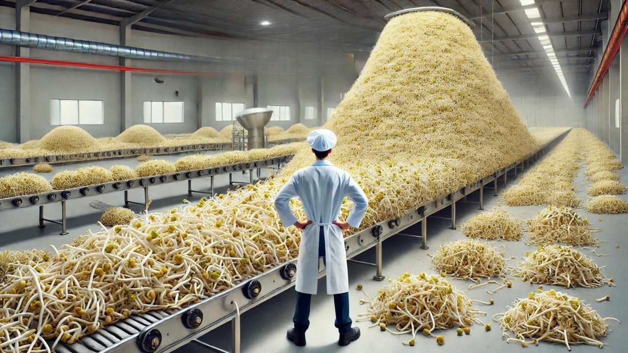 How Farmers & Factories Grow Bean Sprouts &ndash; You&rsquo;ll Be Amazed