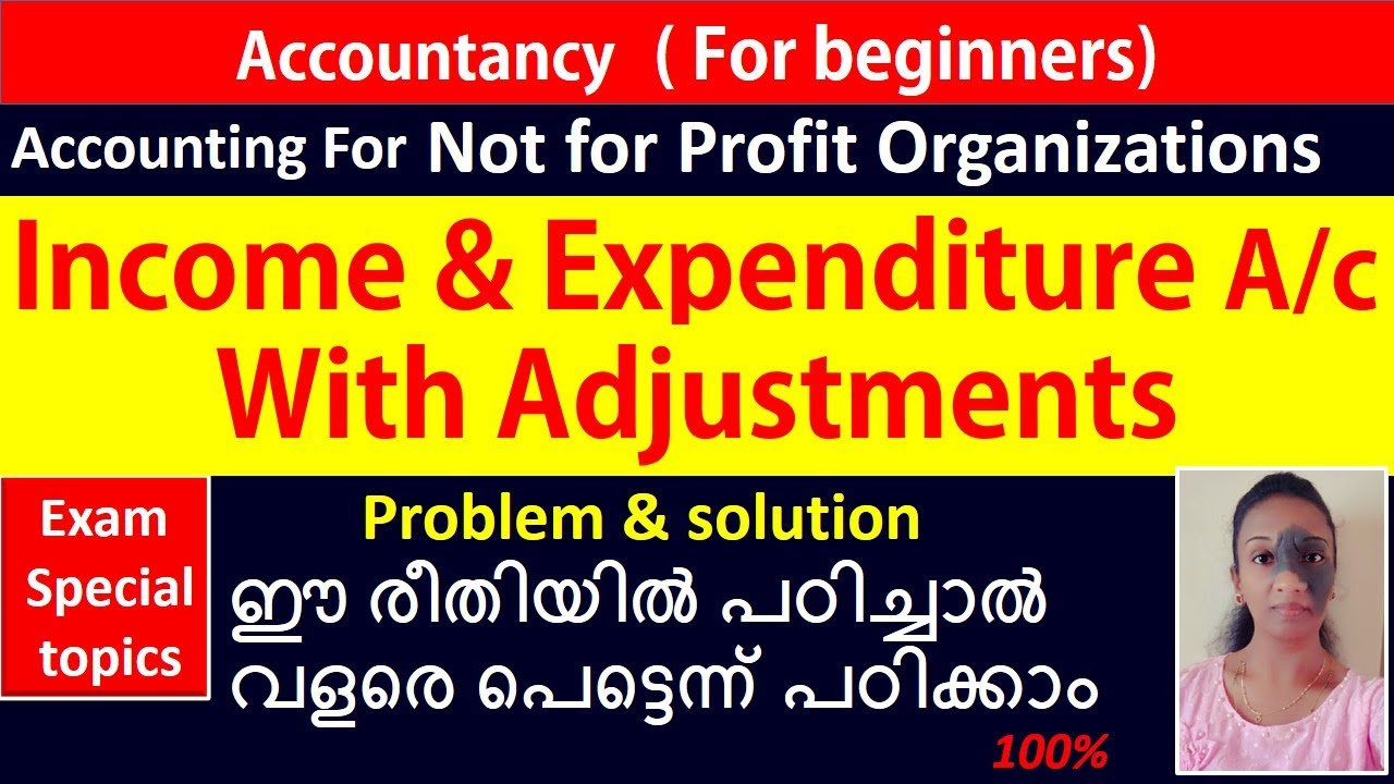 Income and expenditure A/c in Malayalam | Non Profit Organizations