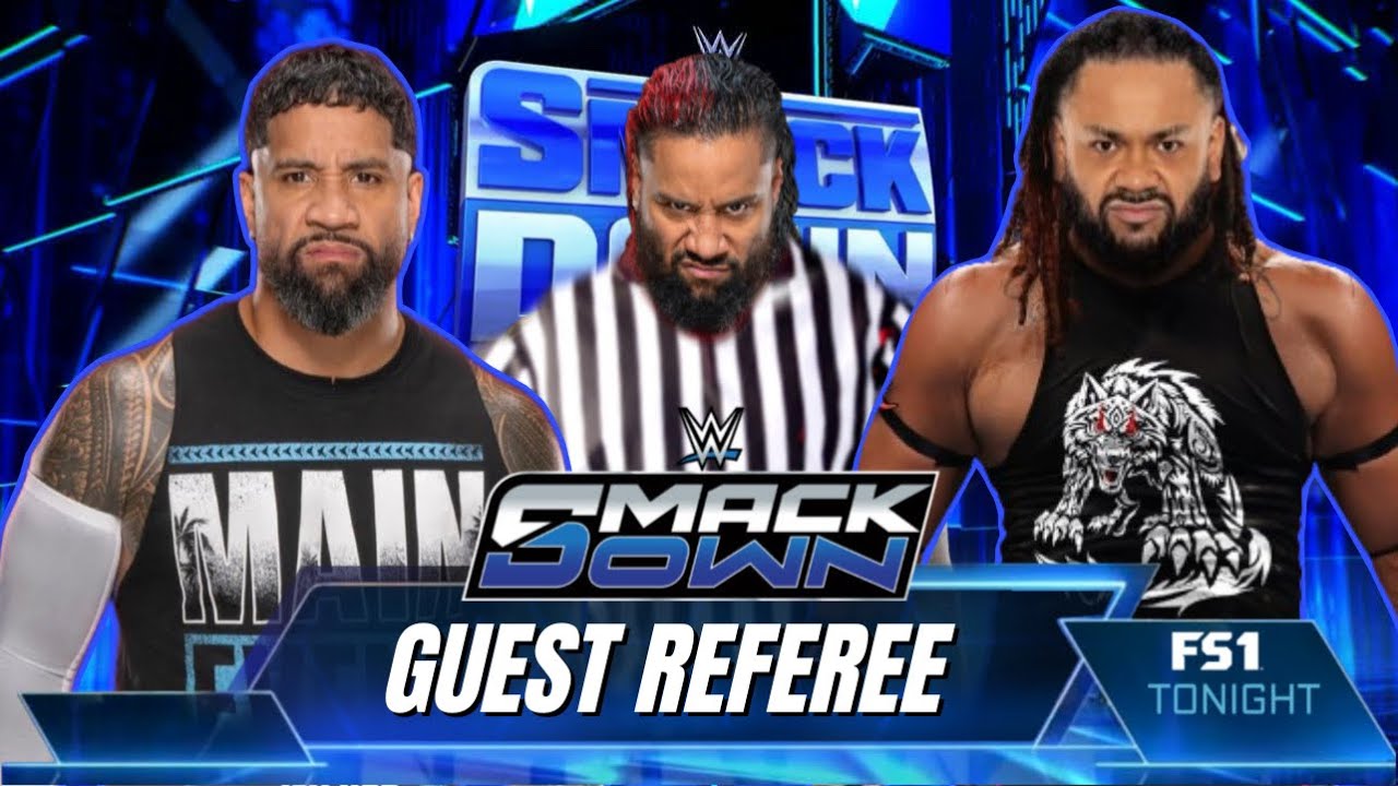 Jey Uso Vs Jacob Fatu | Jimmy Uso As Guest Referee | Smackdown