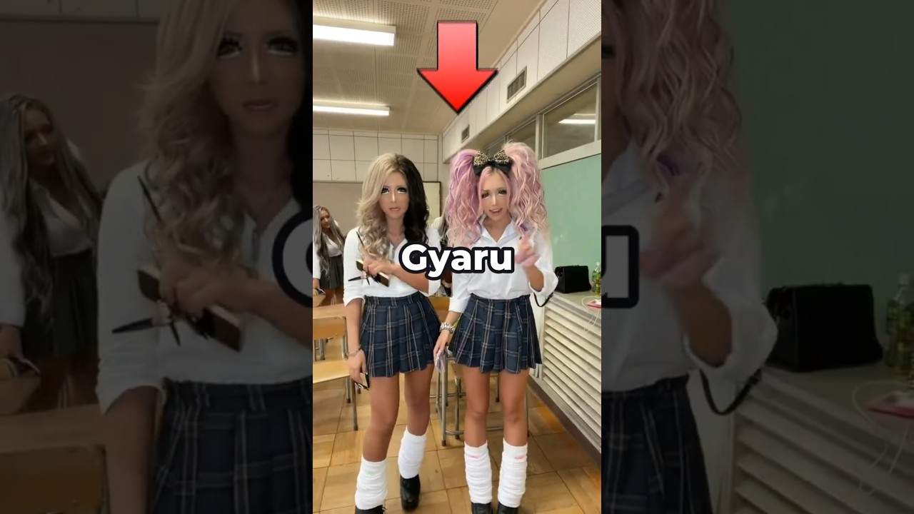 Gyaru Girl: самые НЕНАВИДИМЫЕ бунтарки моды в Японии #шорты #япония #гяру