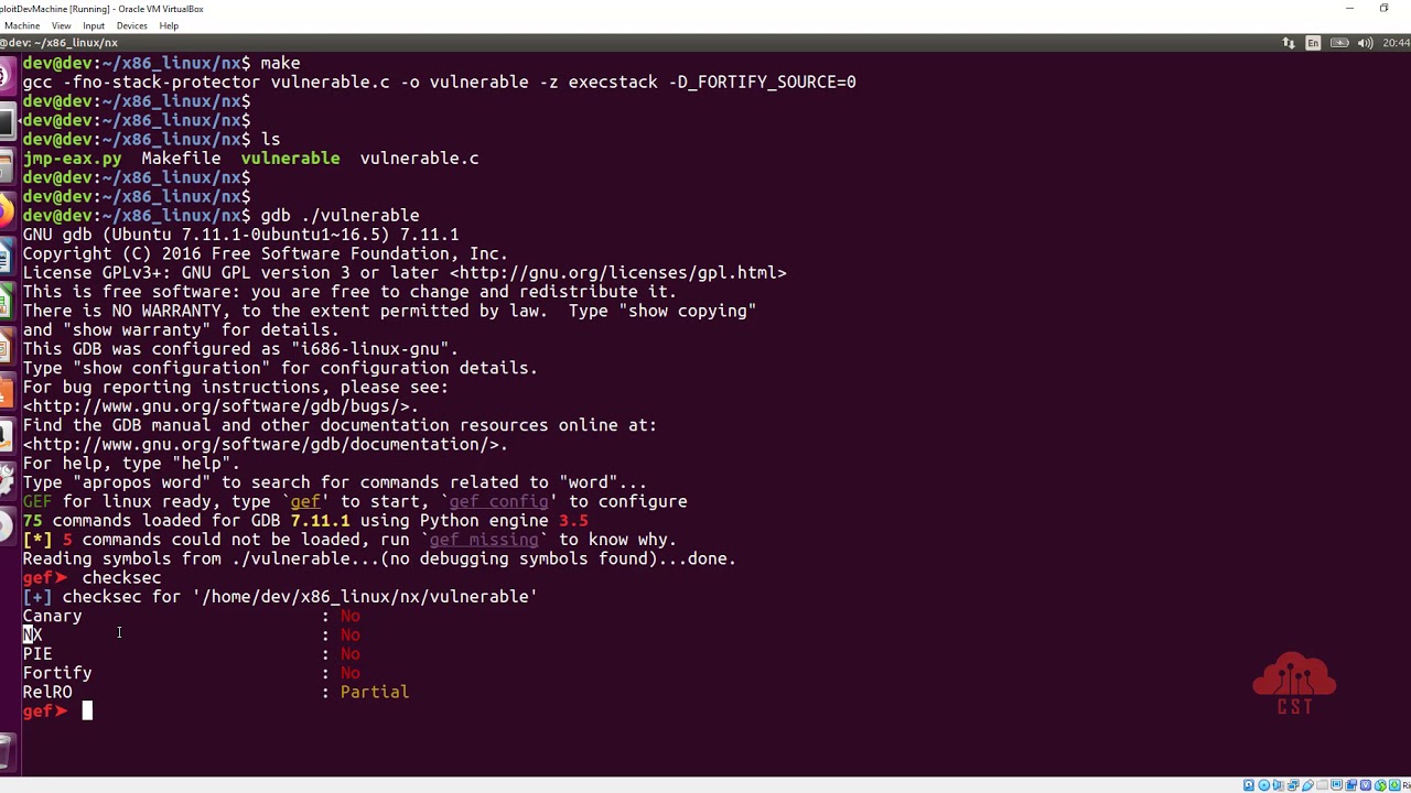 Exploit Development for Linux (x86) - Understanding NX