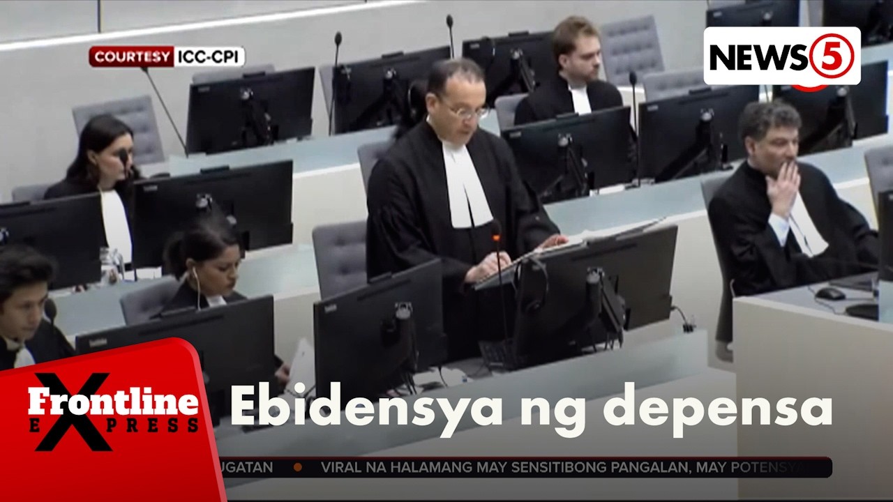 Defense team, nanindigang walang kaugnayan si FPRRD sa mga pagpatay sa drug war | Frontline Express