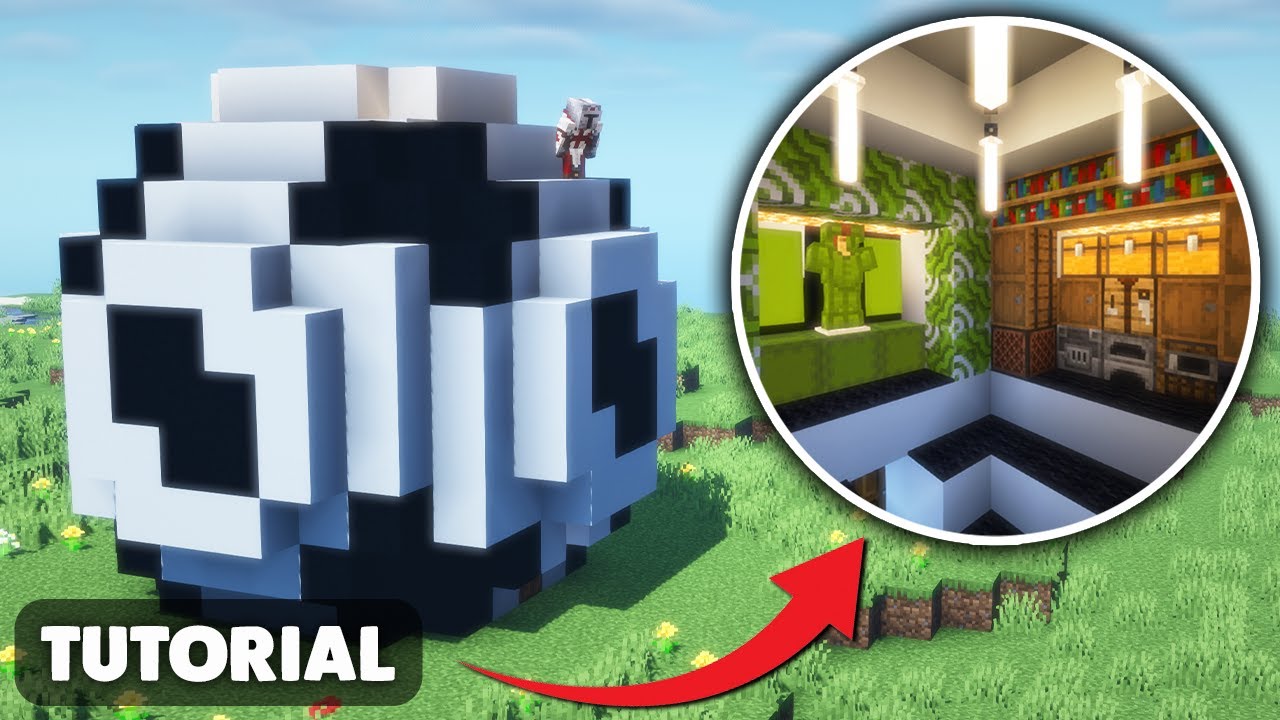 ⚽ How to BUILD a SOCCER BALL HOUSE *FIFA World Cup 2022* | ⛏ Minecraft tutorial