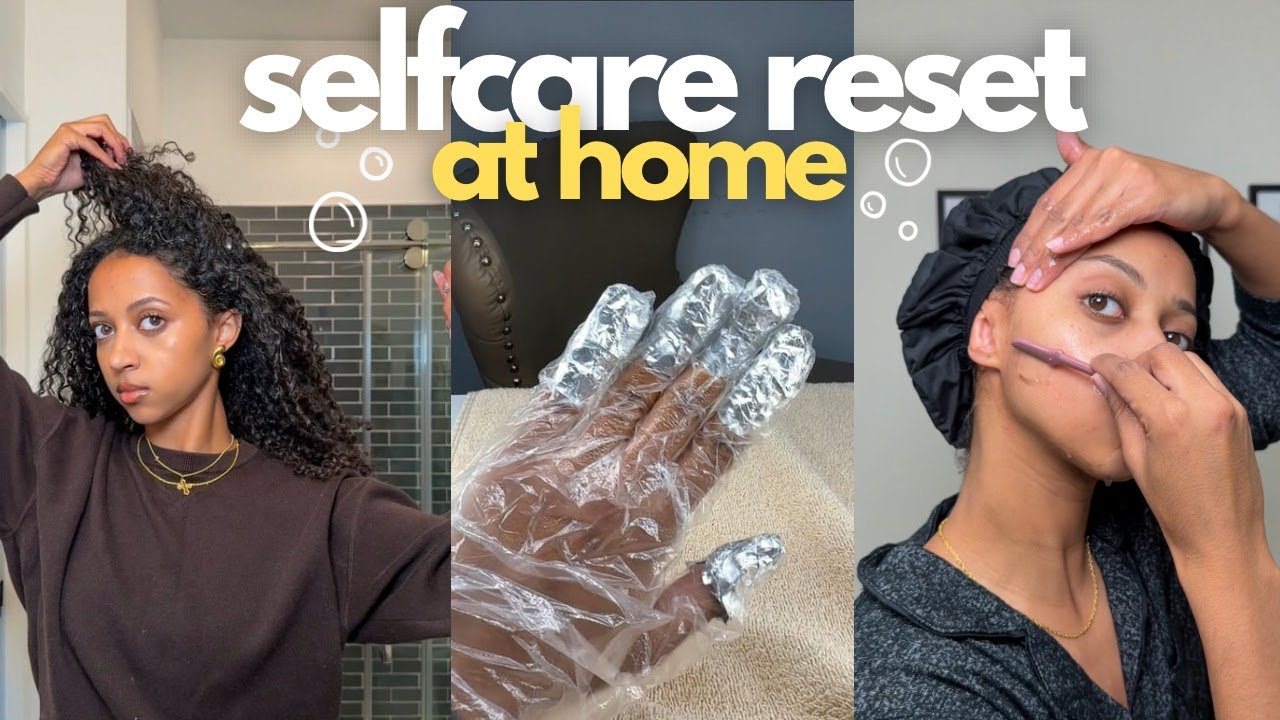 Новогодняя перезагрузка в уходе за собой 🫧 | обновление гигиены, защитная прическа, бритье лица, ...