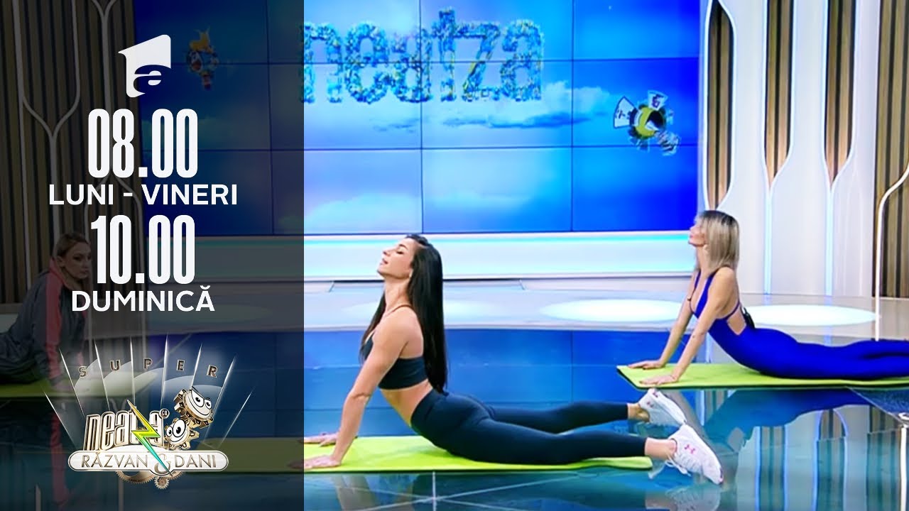 Fitness cu Diana Stejereanu | Antrenament care te ajută să crești în înălțime