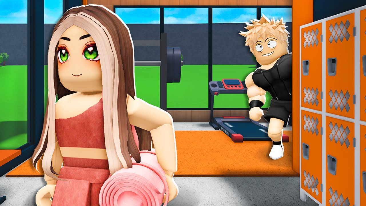 I Was At The Gym.. Creepy Guy Followed Me Home! (Roblox Bloxburg)