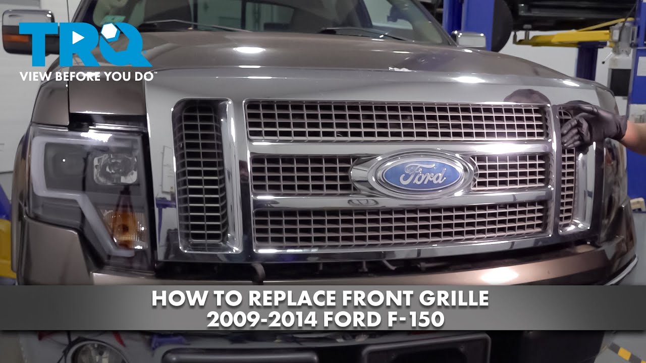 Как заменить переднюю решетку на Ford F-150 2009-2014 годов