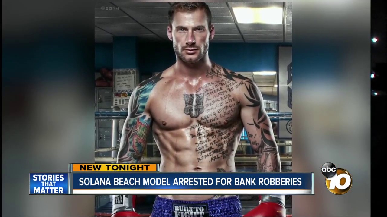 Solana Beach model arrested for bank robberies