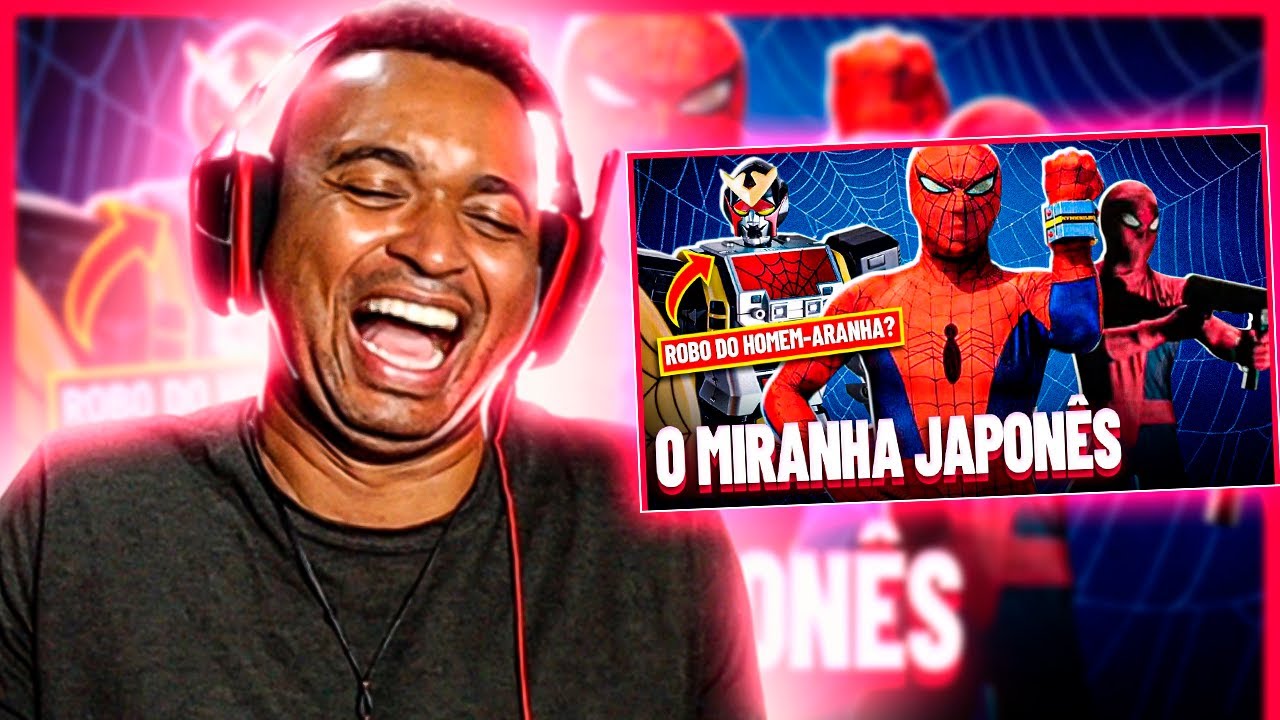 REACT | O Homem-Aranha Japonês é BIZARRO KKKKKKKK - PeeWee