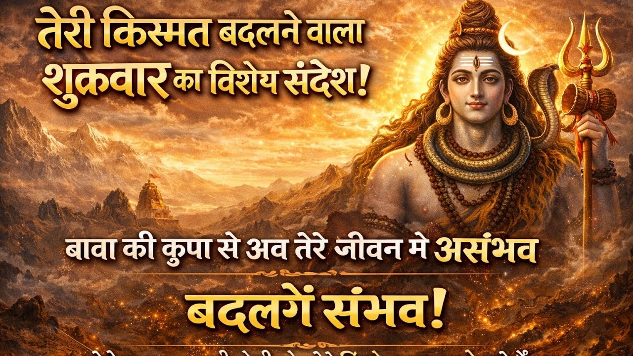 महादेव भोलेनाथ जी का संदेश 💌 20 February ka sune ek bar jarur