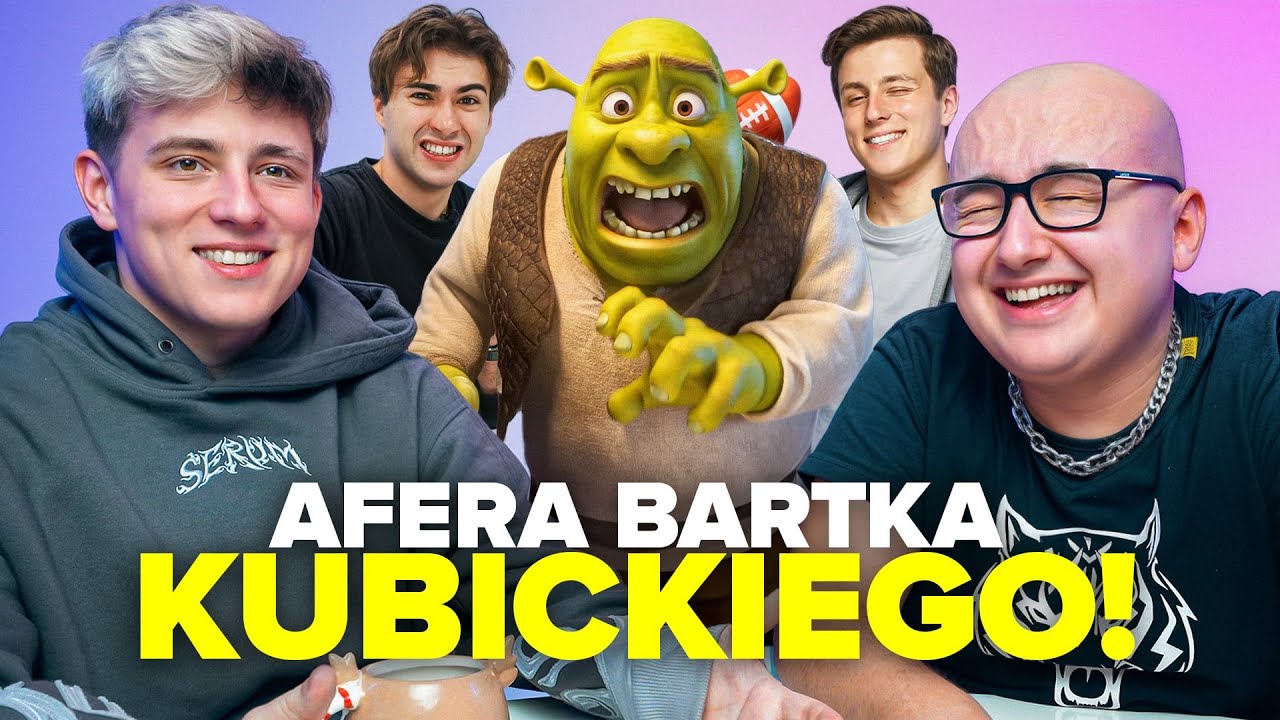 AFERA ZDJĘCIOWA BARTKA KUBICKIEGO (Shrek, Złote Antosie, Czerwony dywan)