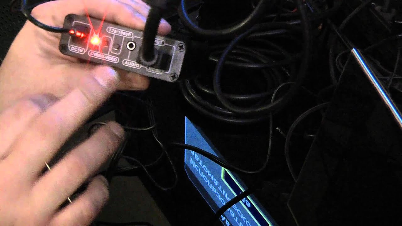 Конвертер сигнала с композитного или S-Video на HDMI
