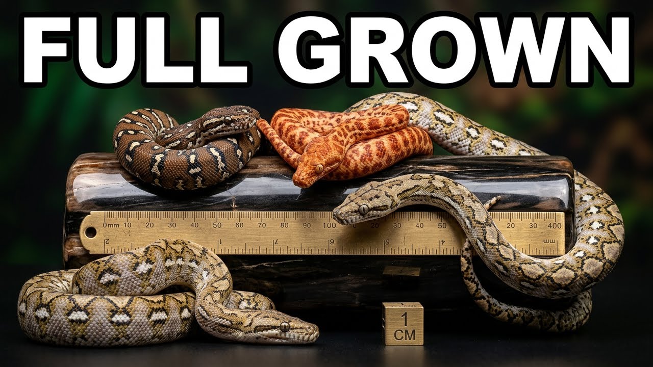 7 PYTHONS that Stay SMALL Forever!