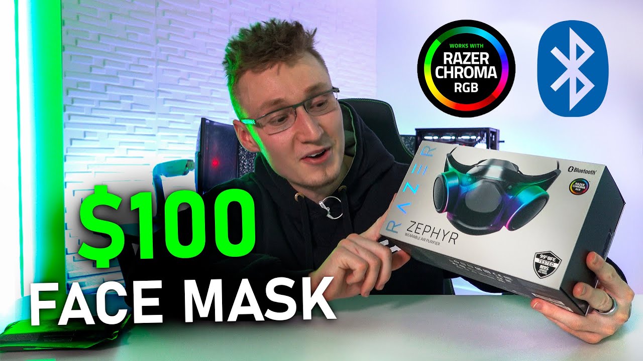 Обзор умной маски для лица Razer Zephyr за 100 долларов