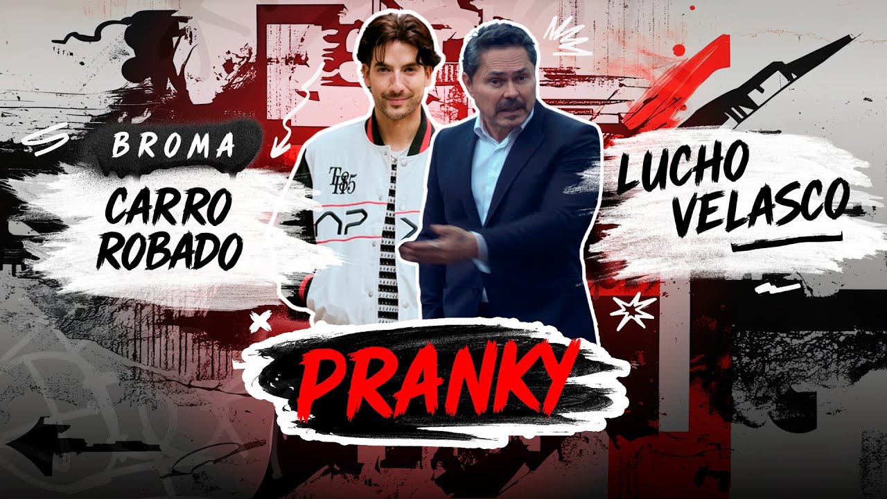 🛞 "Robamos un carro"… ¡y la víctima fue Lucho Velasco! 😱Broma completa de Carlos Torres.