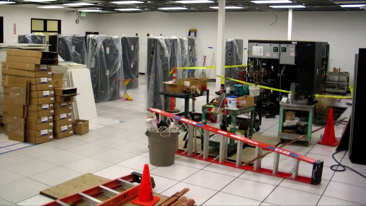 Server Room Construction, Six Months in Two Minutes