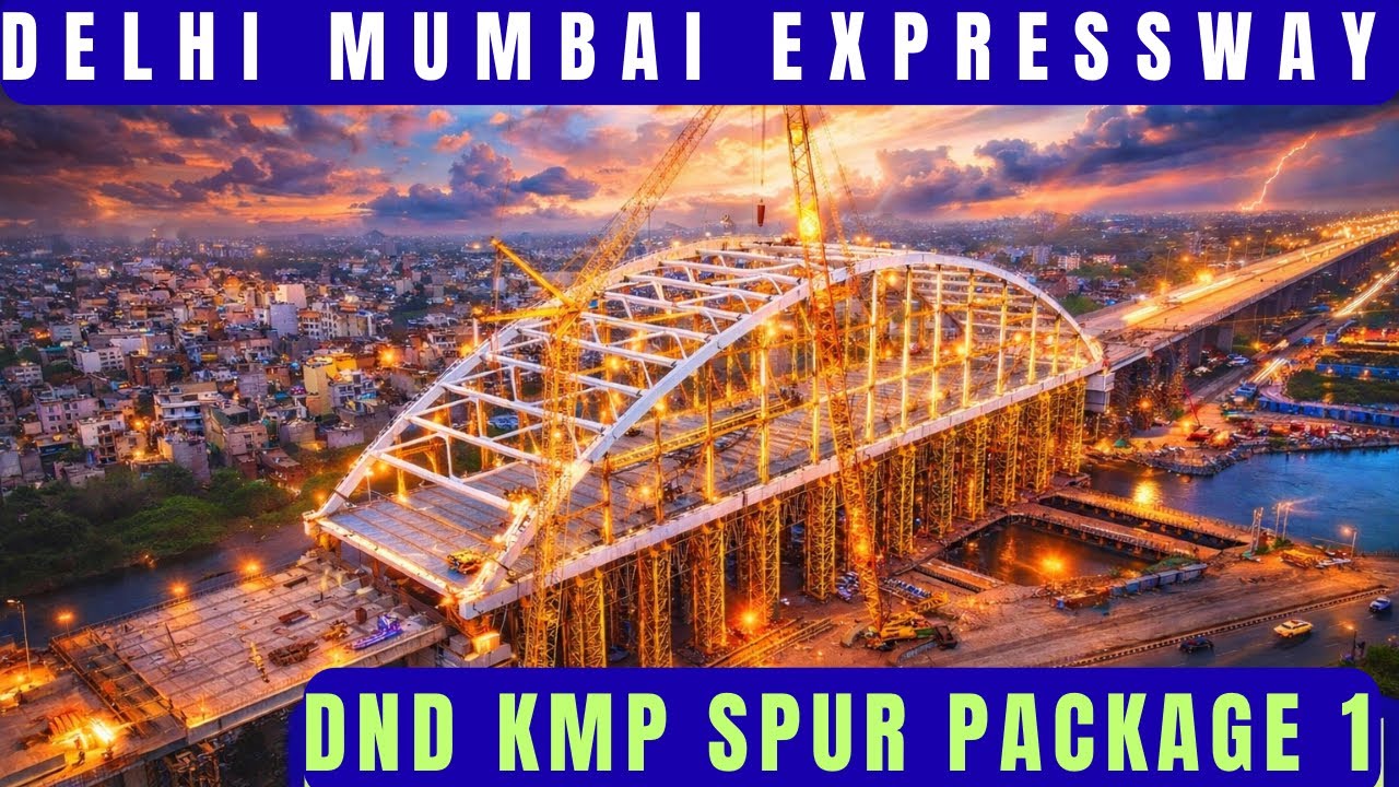 Delhi Mumbai Expressway Package 1| DND KMP Spur | Very Good Progress 