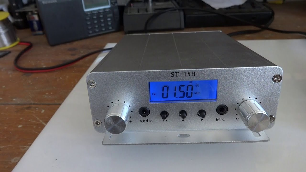FM VERiCi 15 WAT PLL  ST-15B  TANITIMI   INTRODU OF FM TRANSMITTER 15 WATT PLL ST - 15B TÜRKiYE 2021