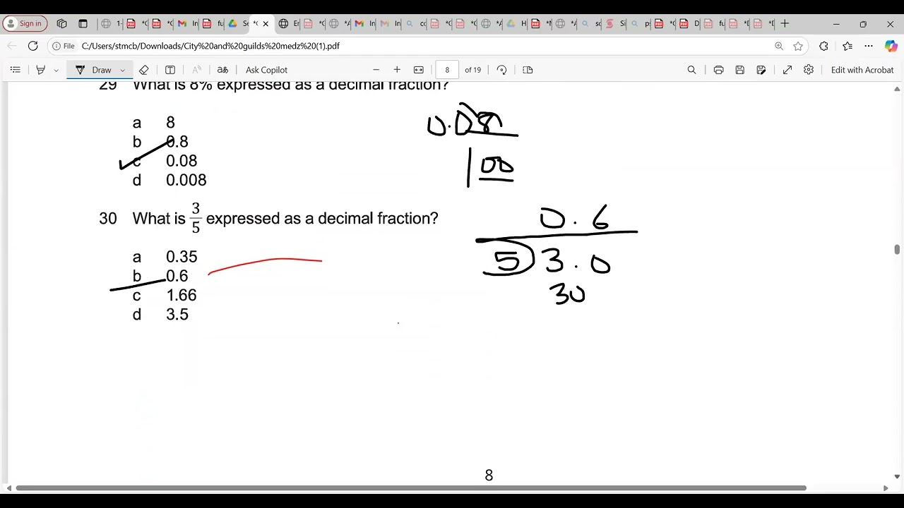 CITY AND GUILDS MATHS STAGE 3 PAST PAPER