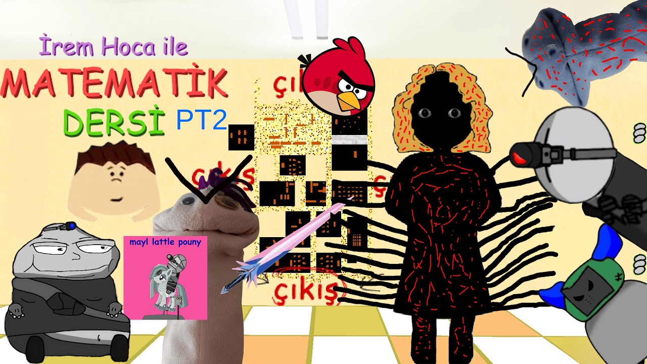 pembe boss fight | Pembik show | Bölüm 4 (part 2)İrem hoca ile matematik dersi enimasyon