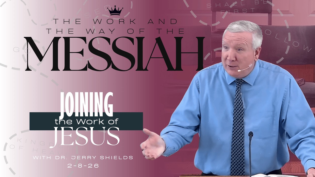 Joining the Work of Jesus | The Work & Way of the Messiah | Dr. Jerry Shields | 2-8-26