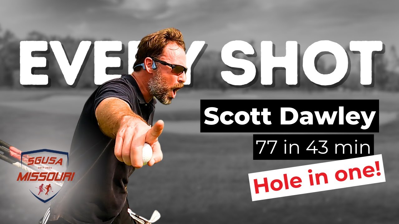 Every Shot: Scott Dawley shoots 77 in 43 minutes with an ACE!