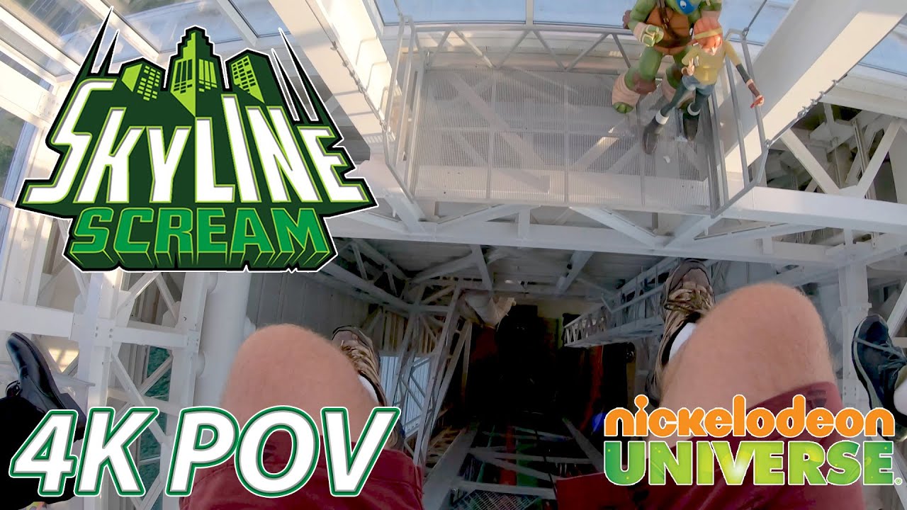 Skyline Scream | 4K POV | Nickelodeon Universe | June 2021