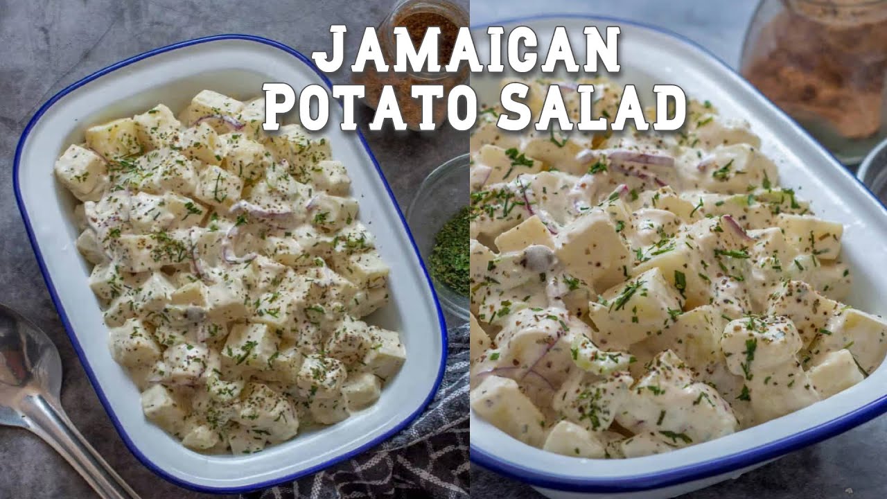 The Best Jamaican Potato Salad Without Eggs | Vegan Style | Cook With Charla