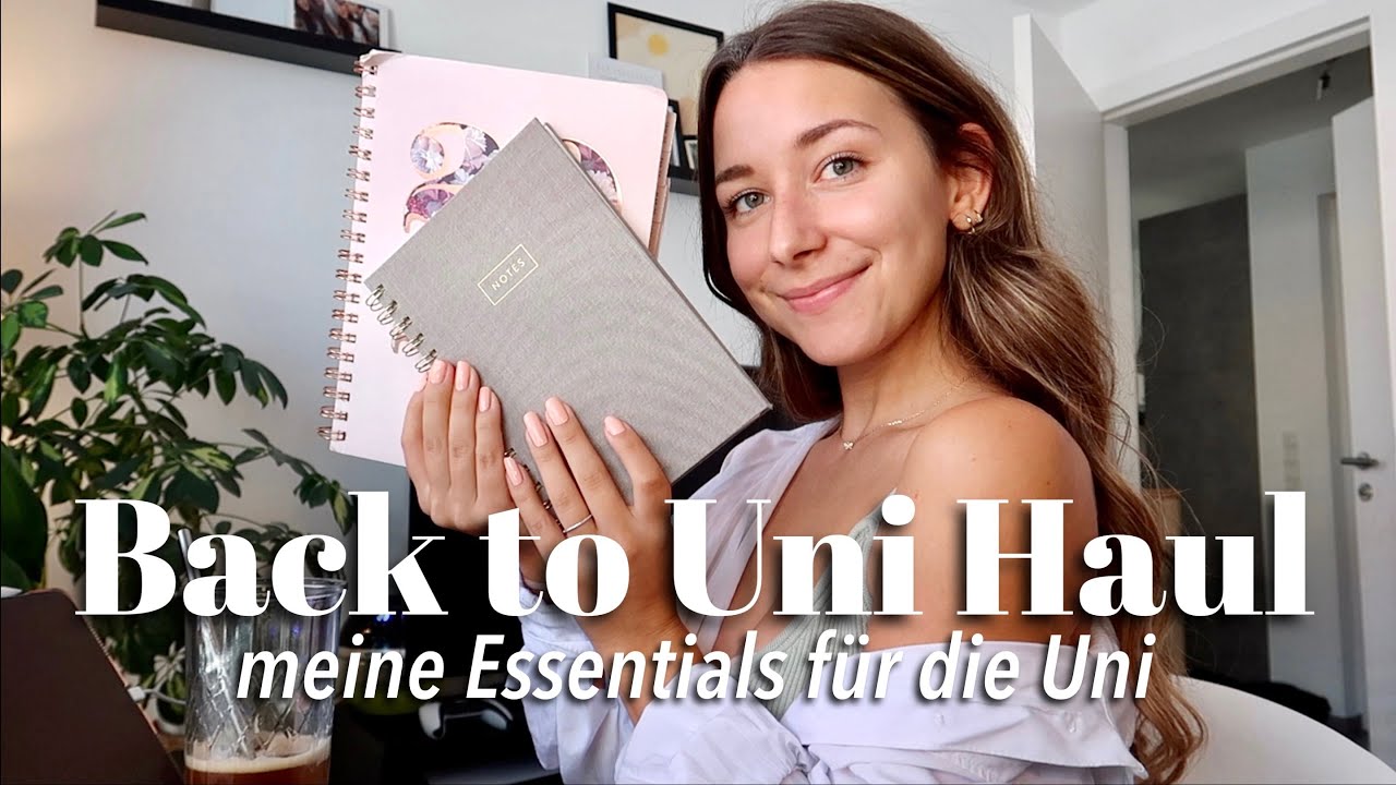 BACK TO UNI ESSENTIALS & HAUL // Uni shopping, meine essentials zum studieren