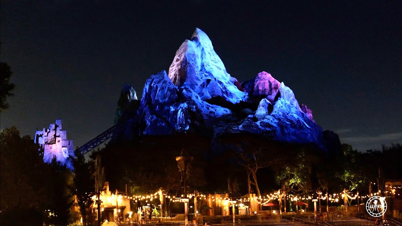 Nighttime at Disney's Animal Kingdom - Filmed in 6K | Walt Disney World Florida November 2020