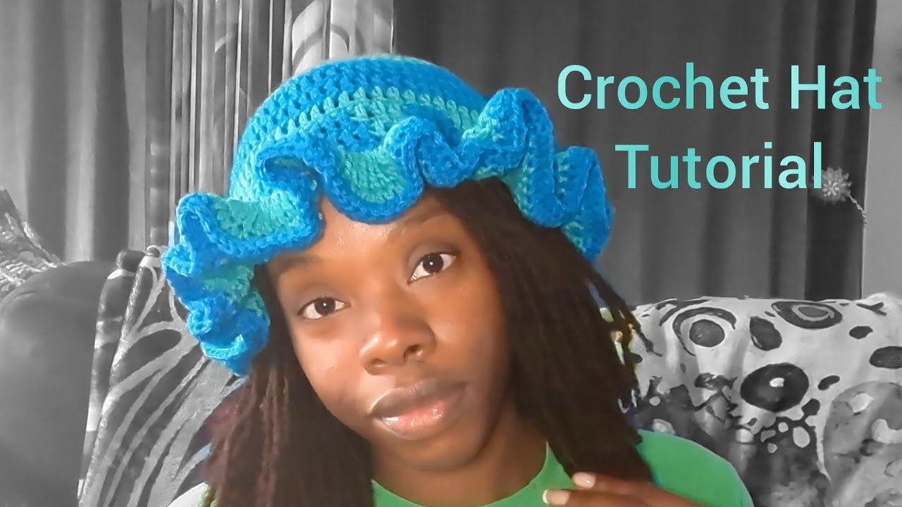 Crochet Ruffle Hat