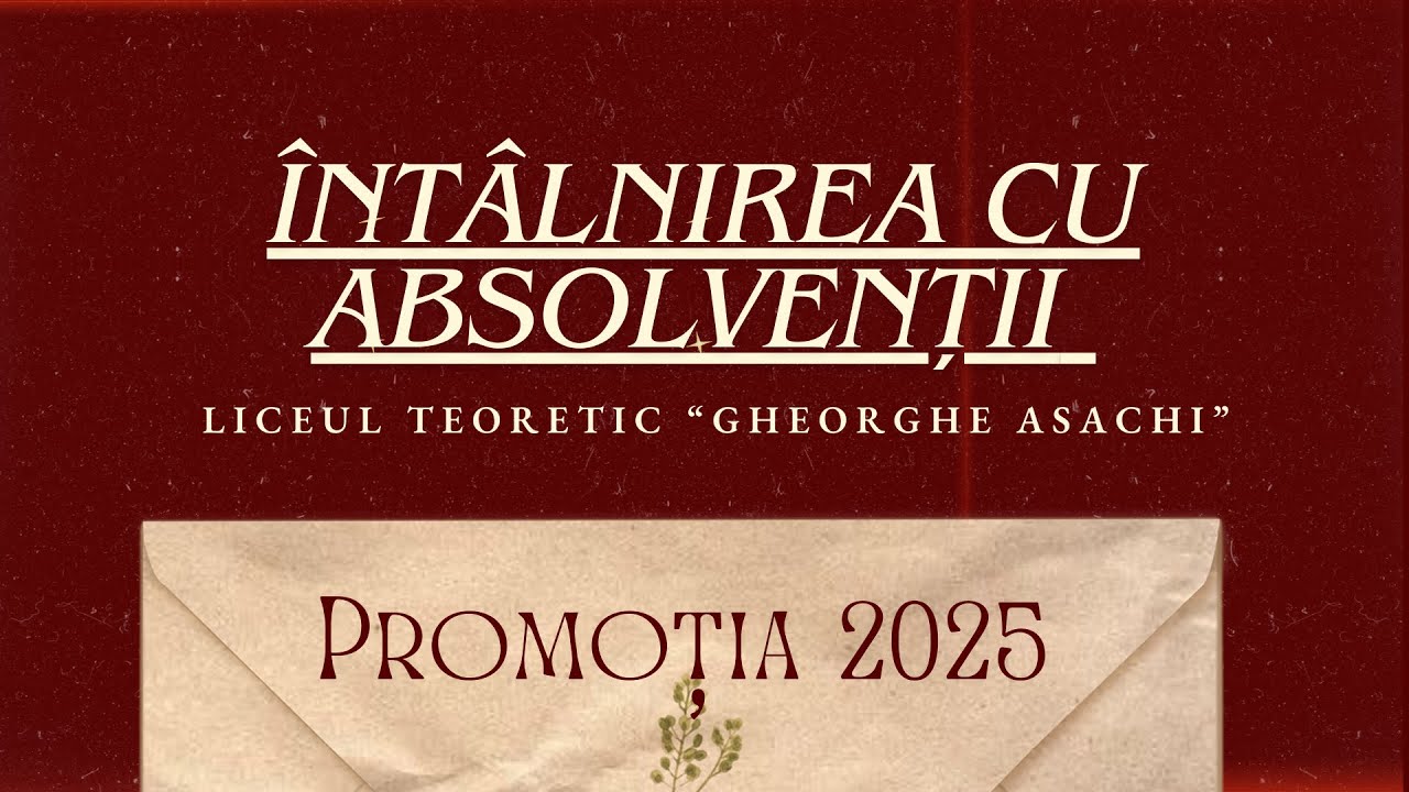 Întâlnirea cu Absolvenții 2025, Liceul Teoretic ,,Gheorghe Asachi”, municipiul Ungheni