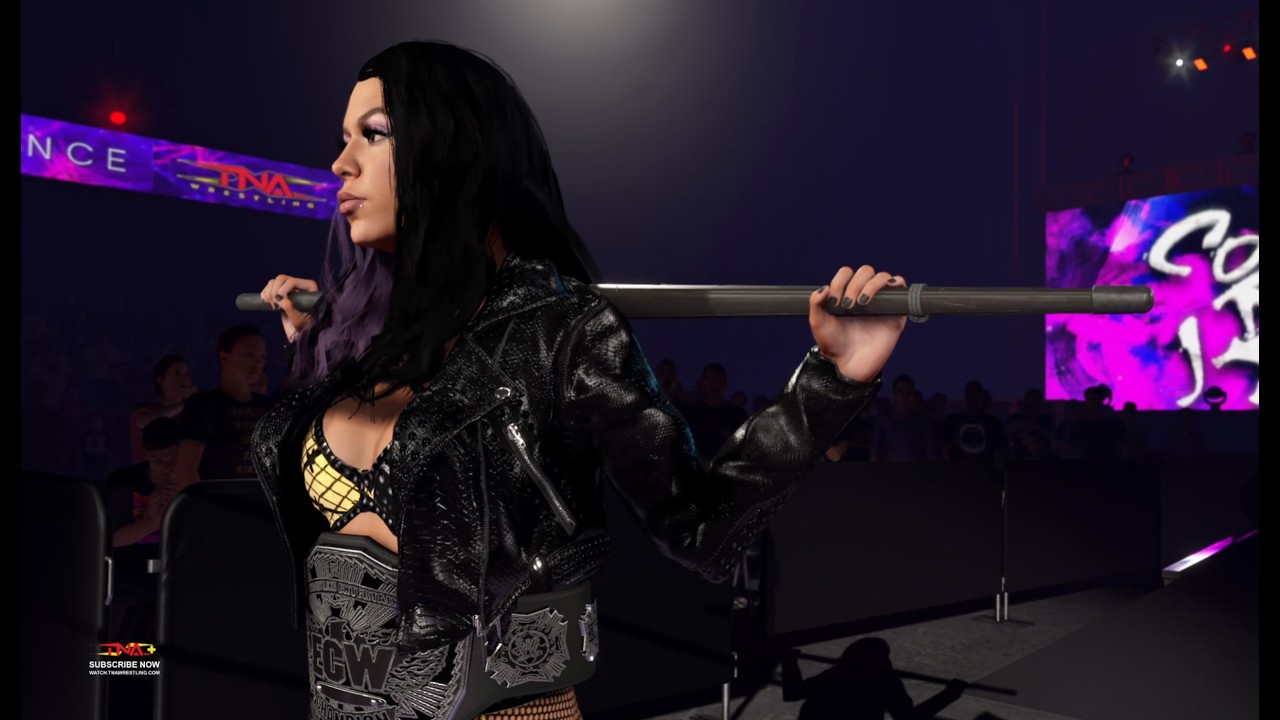 WWE 2K25  LYRA VALKYRIA & ALUNDRA BLAYZE VS CORA JADE & SONYA DEVILLE & NAOMI TNA