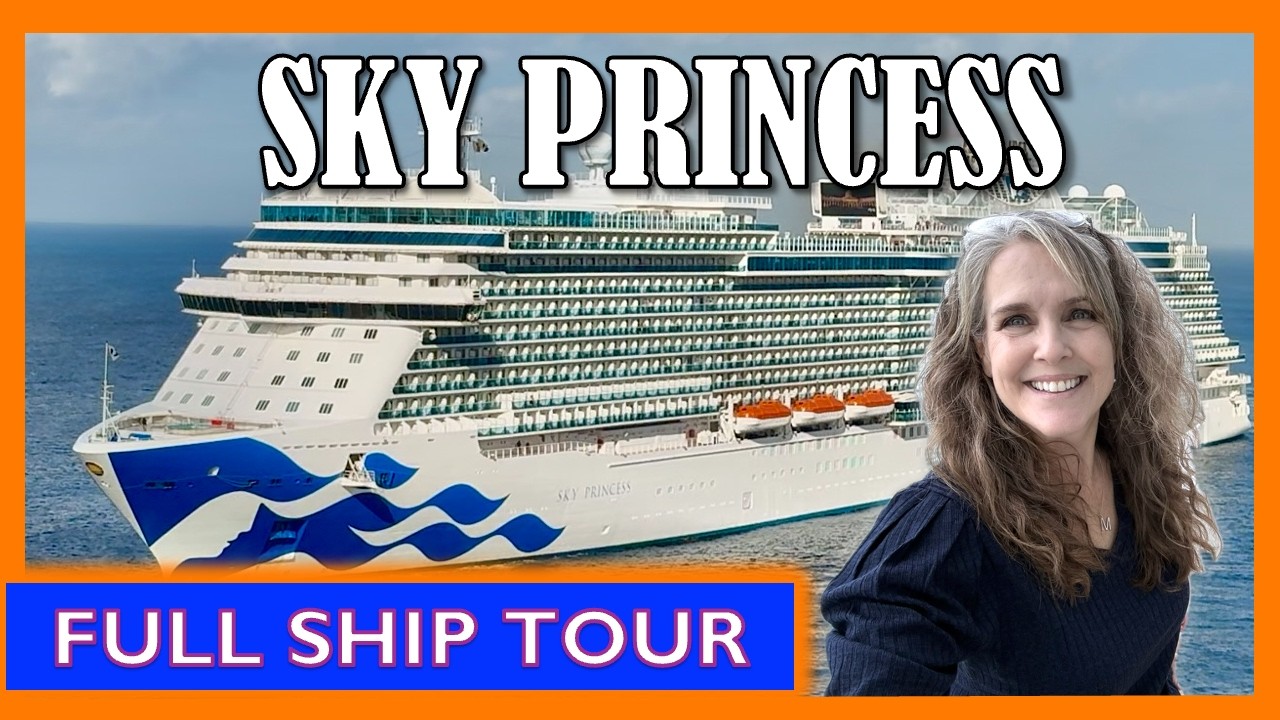 Экскурсия по кораблю Sky Princess: подробный осмотр каждой палубы от нижней до верхней.