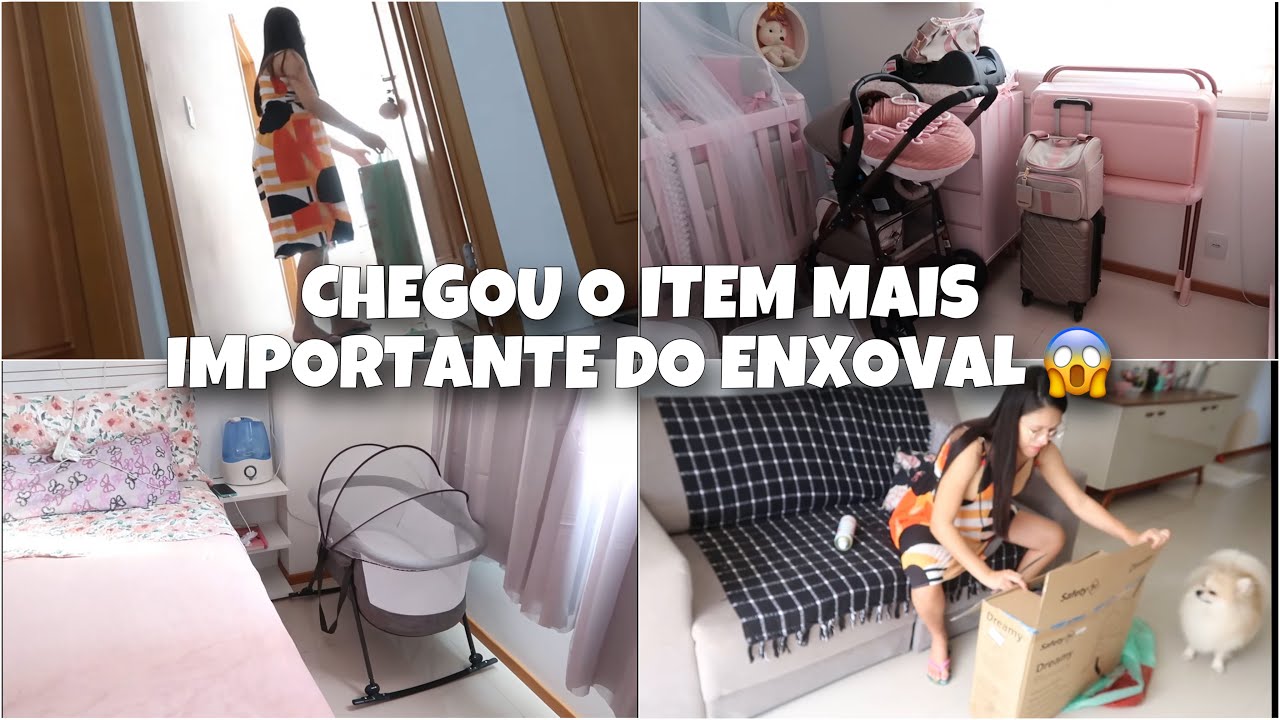 CHEGOU O ITEM MAIS IMPORTANTE DO ENXOVAL😱 ESTÁ TUDO PRONTO! 😍