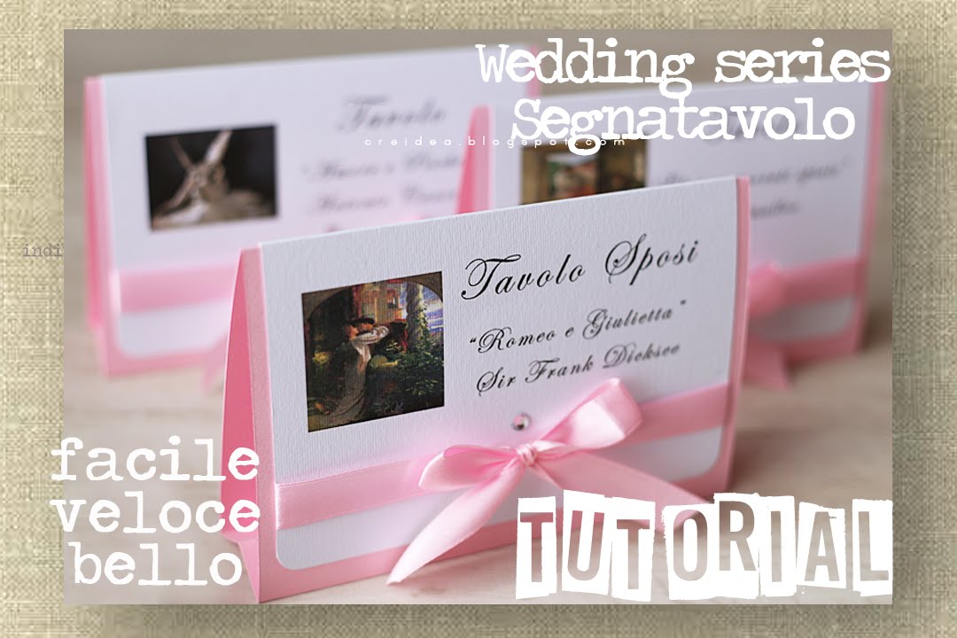 Segnatavolo Matrimonio