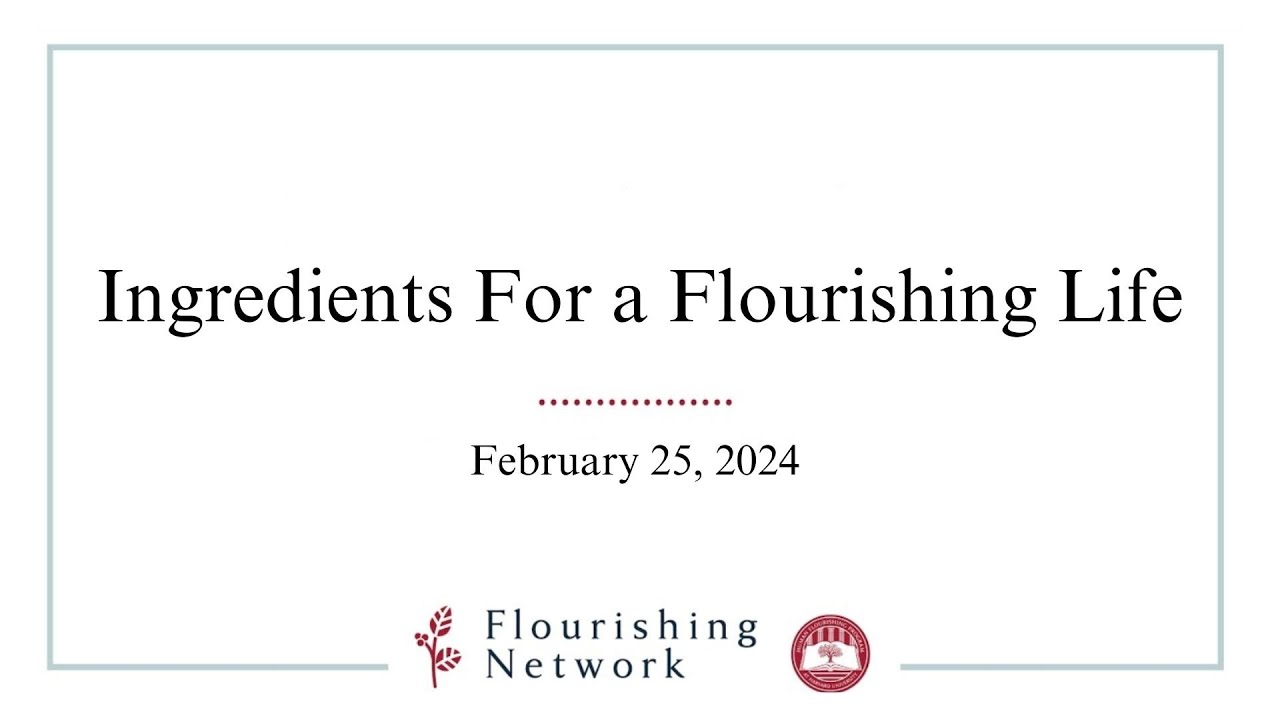 The Web of Meaning: Flourishing Network Jan '24 Meeting