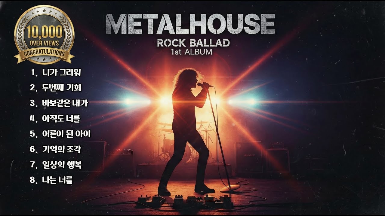 Слушать лучшие рок-баллады | Первый альбом Metal House Rock Ballard.