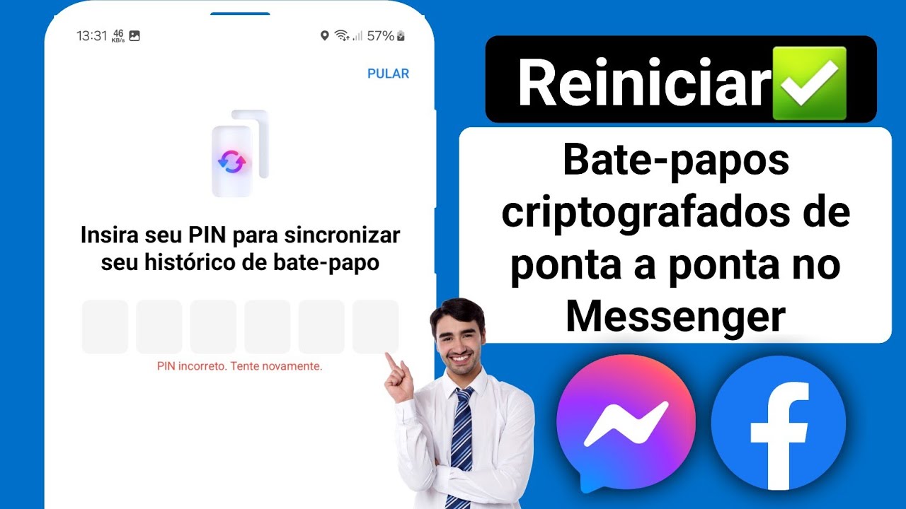 Como tirar criptografia de ponta-a-ponta do Messenger | Como redefinir PIN do Messenger?