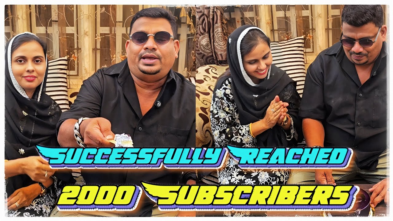 Unbelievable..!! Successfully Reached 2000 Subscribers in 2Video #udupicouplevlogs #tulu #tuluvlogs 