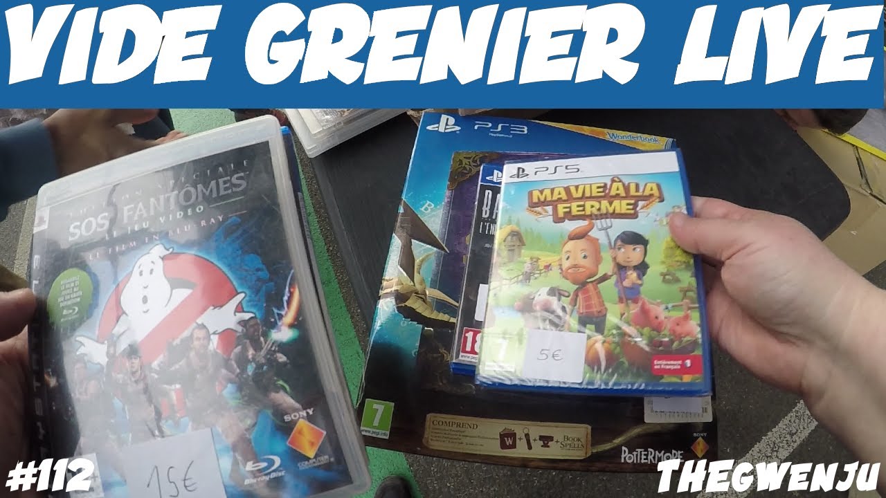#112 Vide grenier live : Je complète le full set PS3